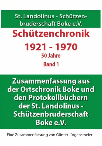 Buchdeckel der Schützenchronik