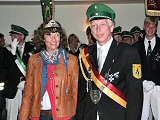 Das amtierende Königspaar Heinz Dieter und Agnes Protte