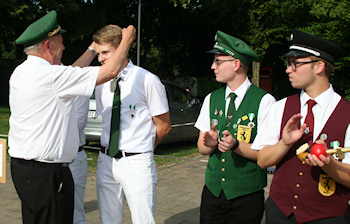 Proklamation des Jungschützenkönigs Proklamation des Jungschützenkönigs