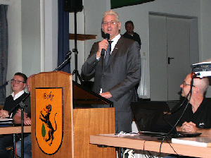 Bürgerversammlung Kreisschützenfest - Bürgermeister Werner Peitz Bürgerversammlung Kreisschützenfest - Bürgermeister Werner Peitz