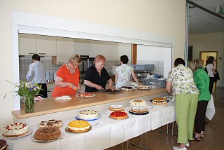 Eine Cafeteria für die Gäste