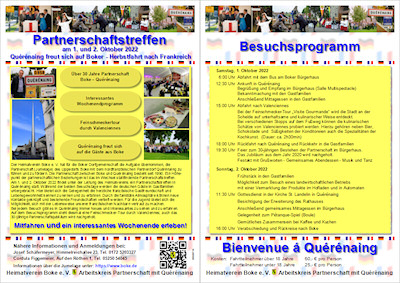Flyer Partnerschaftstreffen 2022