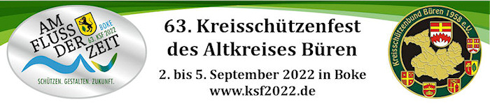 Logo: 63. Kreisschützenfest 2022 in Boke